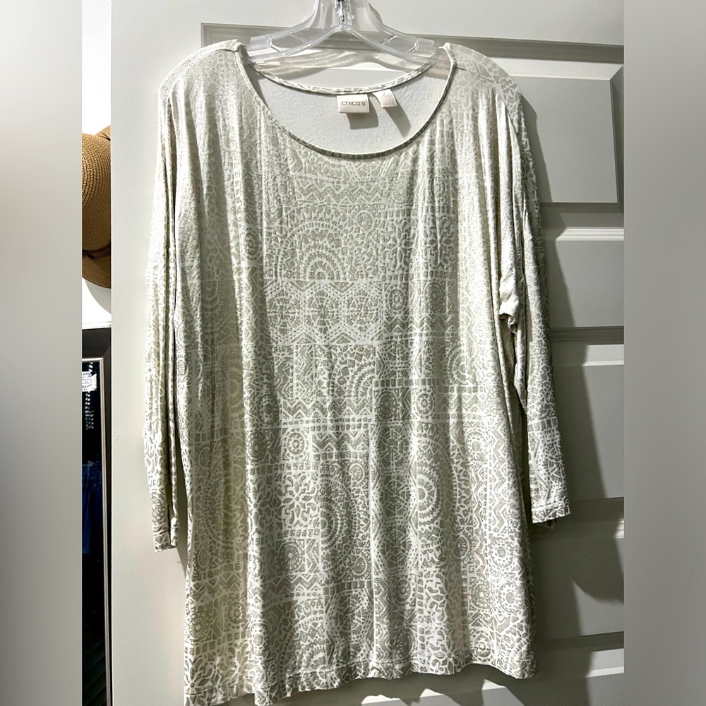 Women’s shimmer blouse from Chicos